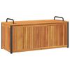 vidaXL Cutie perne de exterior 110x45x42/53cm lemn masiv acacia/oțel