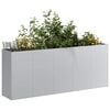 vidaXL Jardinieră 200x40x80 cm oțel galvanizat