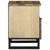 vidaXL Dulap de noapte Maro 40 x 33 x 46 cm Lemn masiv de acacia