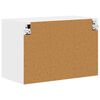 vidaXL Dulap de bucătărie Kalmar 2 pcs Alb lucios 60 x 31 x 40 cm