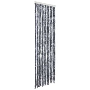 vidaXL Perdea pentru insecte, argintiu, 56x185 cm, Chenille