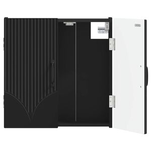 vidaXL Cabinet pentru ținte de darts HOORN Negru 52,5 x 10,5 x 53,5 cm
