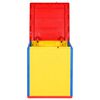 vidaXL Cutie de depozitare pentru grădină, multicolor, 90 L, PP ratan