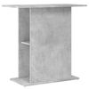 vidaXL Suport acvariu, gri beton, 75x36x72,5 cm, lemn prelucrat