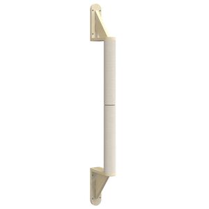 vidaXL Ansamblu zg&acirc;riat pentru pisici, montat pe perete, 109 cm sisal