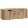 vidaXL Oglindă TV montată pe perete 78,5 x 31 x 30 cm Stejar Artizanal