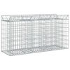 vidaXL Pat ridicat din gabion 150 x 50 x 80 cm Oțel Galvanizat