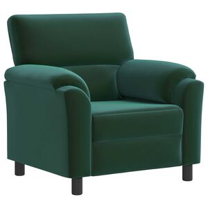 vidaXL Canapea Verde &icirc;nchis 94 x 85 x 93 cm Catifea