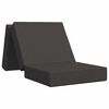 vidaXL Canapea Pat Pliabilă 90 x 63 x 45 cm Gri &icirc;nchis