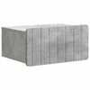 vidaXL Dulap de noapte suspendat cu sertar Gri Beton 49 x 34,5 x 24 cm