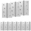 vidaXL Hinge 48 buc. 100 x 70 x 8 mm Argintiu Oțel
