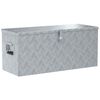 vidaXL Cutie din aluminiu, 90,5 x 35 x 40 cm, argintiu
