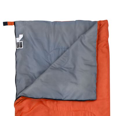 vidaXL Sac de dormit ușor pentru copii tip plic portocaliu 670 g 15°C