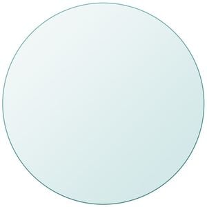 vidaXL Blat de masă din sticlă securizată, rotund, 300 mm