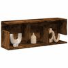 vidaXL Dulap de perete, stejar fumuriu, 80x20x30 cm, lemn prelucrat