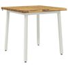 vidaXL Masa de dining cu margine vie 60 x 55 x 75 cm