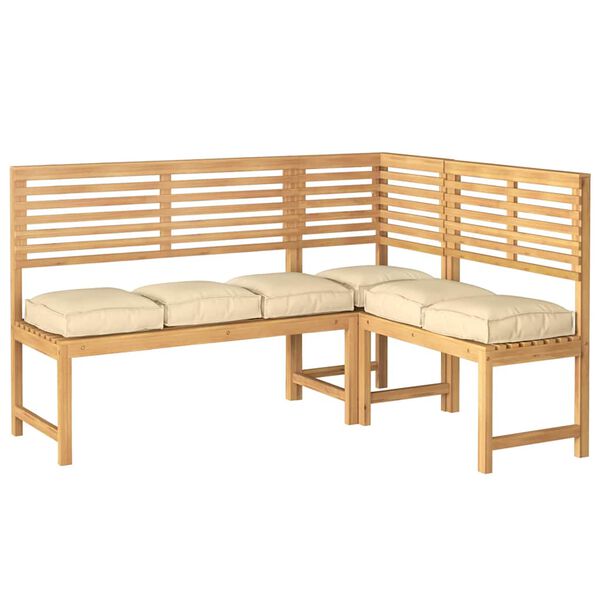 vidaXL Pernă 6 pcs Bej 40 x 40 x 8 cm Material Oxford