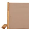 vidaXL Set mobilier de grădină 5 piese textil taupe/lemn masiv