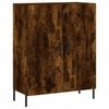 vidaXL Dulap, stejar fumuriu, 69,5x34x90 cm, lemn compozit