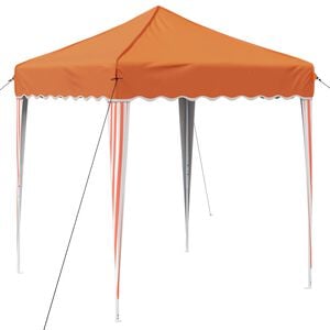 vidaXL Cort de Petrecere Pop-up 195 x 195 x 245 cm Portocaliu