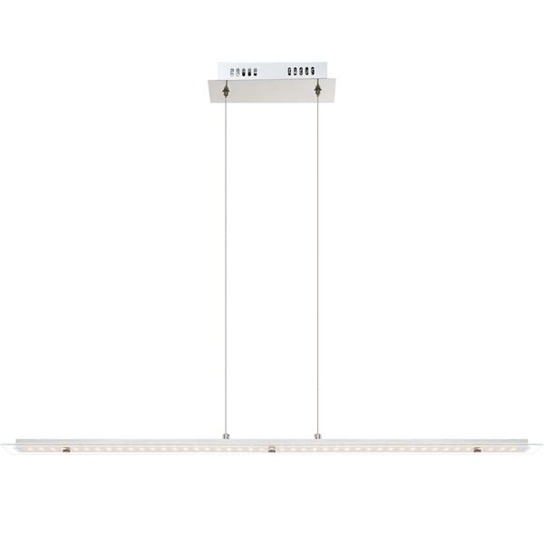 GLOBO Lampă suspendată LED &bdquo;LIGURIA&rdquo;, crom și sticlă, 67804-18H