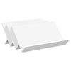 vidaXL Raft pentru reviste Alb 65 x 53 x 28,5 cm Lemn prelucrat