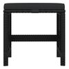 vidaXL Set mobilier de grădină cu perne, 21 piese, negru, poliratan