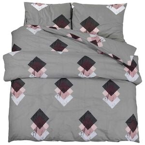 vidaXL Set cu husă de pilotă, multicolor, 155x220 cm, bumbac