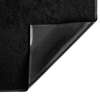 vidaXL Covoraș de ușă, negru, 80x120 cm