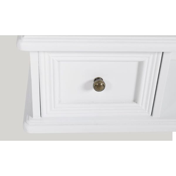 vidaXL Masă de machiaj cu oglindă mobilă dreptunghiulară, MDF