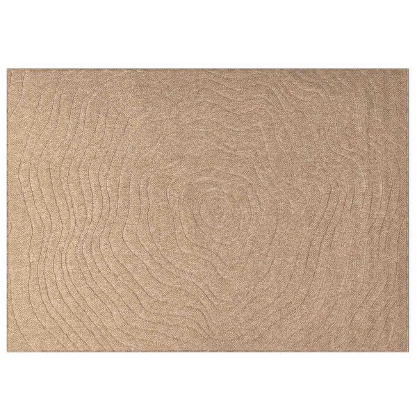 vidaXL Covoare de zonă Moir&eacute; HUARTE natural 340 x 240 cm Poliester