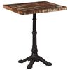 vidaXL Masă de bistro, 60 x 60 x 76 cm, lemn masiv reciclat