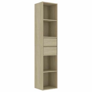 vidaXL Bibliotecă, stejar Sonoma, 36x30x171 cm, lemn prelucrat