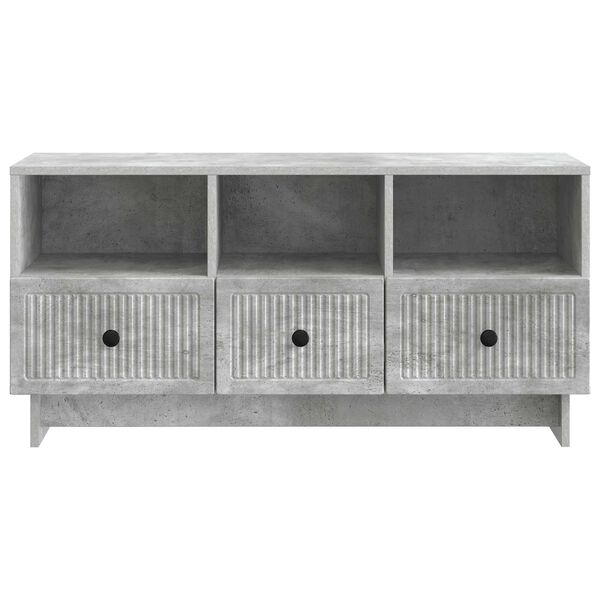 vidaXL Cabinet TV Gri Beton 102 x 34,5 x 50 cm Lemn prelucrat