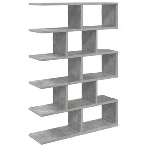 vidaXL Raft de perete Gri Beton 70 x 20 x 100 cm Lemn prelucrat