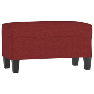 vidaXL Bancă, roșu vin, 70x35x41 cm, textil