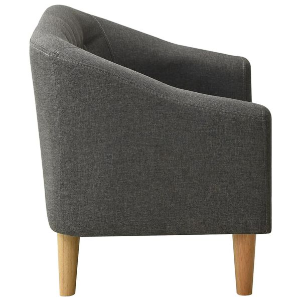 vidaXL Canapea pentru copii, gri, material textil