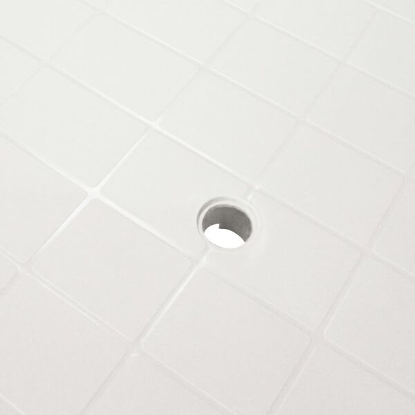 vidaXL Masă de grădină, alb, 101 x 68 x 72 cm, plastic