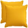 vidaXL Perna decorativă 2 buc. HOUTEN Galben Deschis 80 x 80 cm
