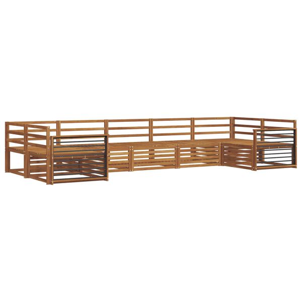 vidaXL Seturi de canapele 7 pcs natural Lemn Solid de Acacia
