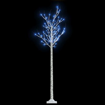 vidaXL Pom de Crăciun, 180 LED-uri, albastru, 1,8 m, salcie, int./ext.