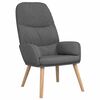 vidaXL Scaun de relaxare, gri deschis, material textil
