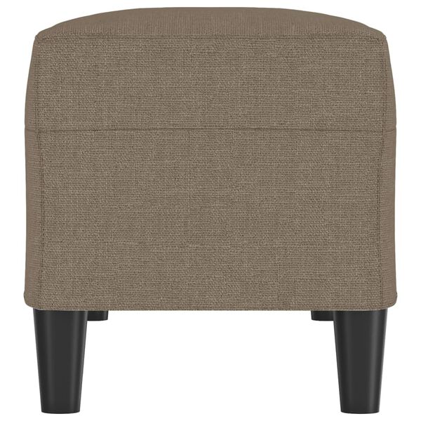 vidaXL Bancă, gri taupe, 100x35x41 cm, textil