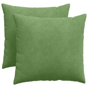 vidaXL Perne pentru canapea 2 pcs Verde deschis 50 x 50 cm