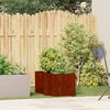 vidaXL Jardinieră Rusty 40x80x40 cm Oțel pentru intemperii