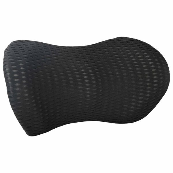vidaXL Pernă pentru spate Negru Spumă cu Memorie 46 x 24 x 11 cm