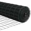 vidaXL Gard Euro Gri 1.6 x 10 m Fier acoperit cu PVC