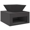 vidaXL Cuptor de foc Negru 50 x 50 x 40 cm Oțel