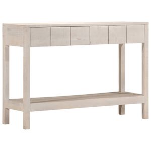 vidaXL Masă consolă, 110x35x75 cm, lemn masiv de mango
