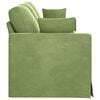 vidaXL Canapea Verde deschis 228 x 78 x 80 cm Catifea